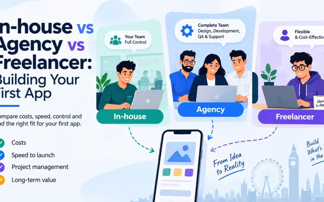 In-house vs agency vs freelancer: building your first app