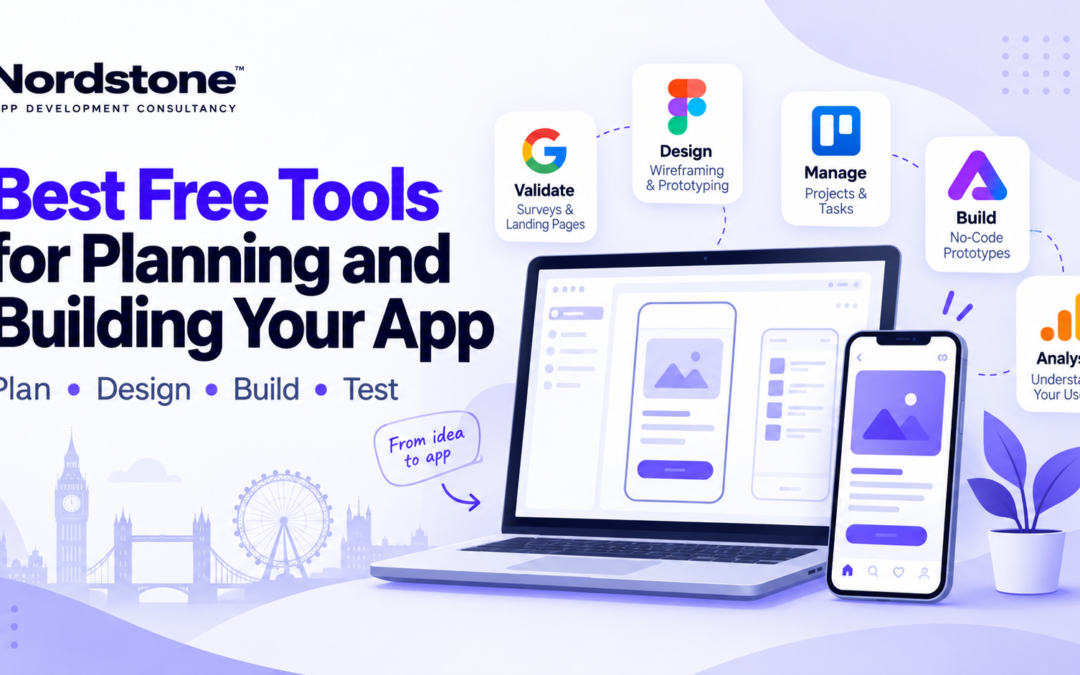 Best free tools for planning and building your app